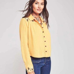 Faherty Pompano Top in Marigold